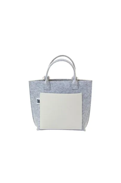 CreaFelt Cross custom RPET crossbody bag White Grey