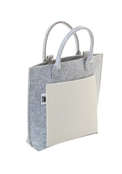CreaFelt Cross custom RPET crossbody bag White Grey