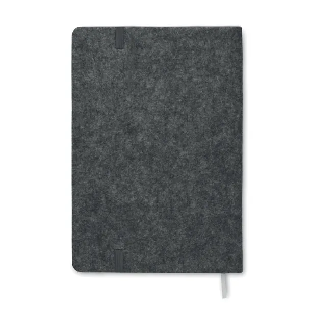 CORKBOOK A5 notes od RPET filca i pluta stone grey