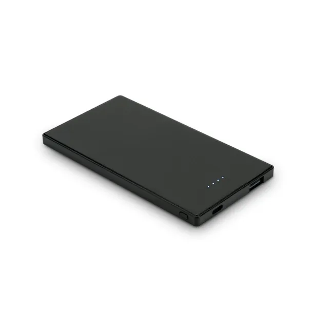 DENNING 5.000 mAh slim stainless steel power bank Black