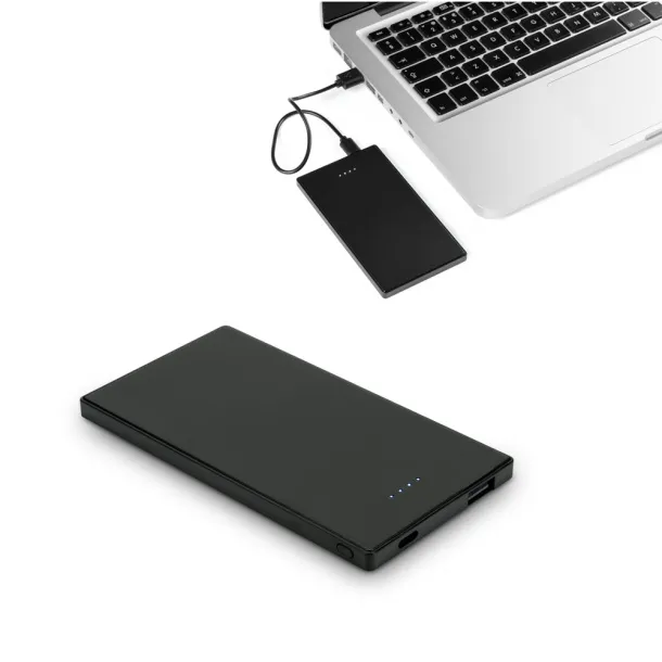 DENNING 5.000 mAh slim stainless steel power bank