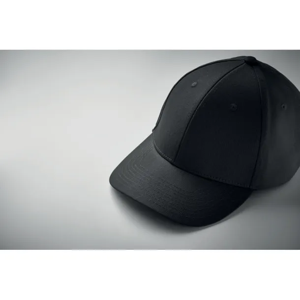 BAHAMAS 6 panel cotton baseball cap Black