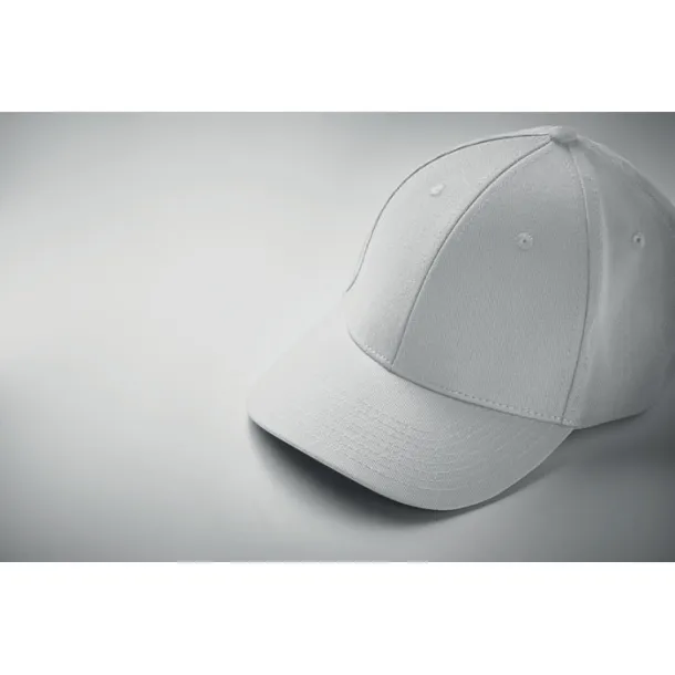 BAHAMAS 6 panel cotton baseball cap White