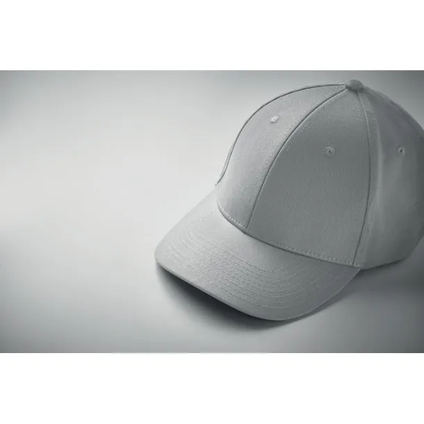 BAHAMAS 6 panel cotton baseball cap Silver