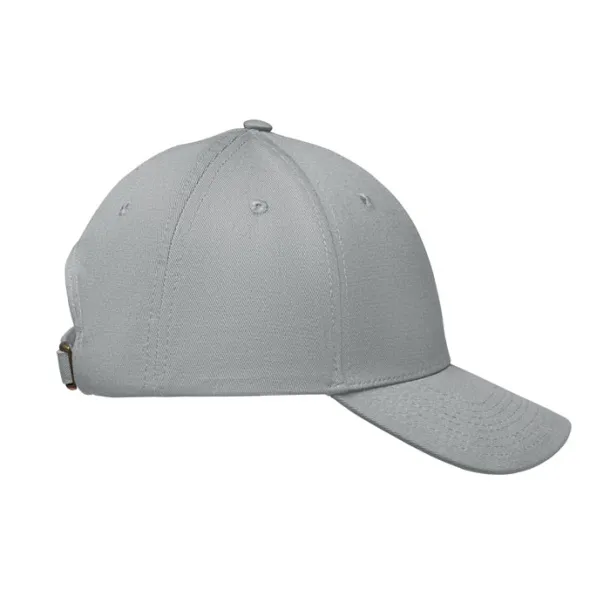 BAHAMAS 6 panel cotton baseball cap Silver