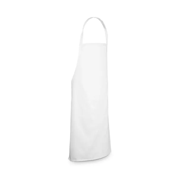 CUMIN Cotton twill apron (180 g/m²) White