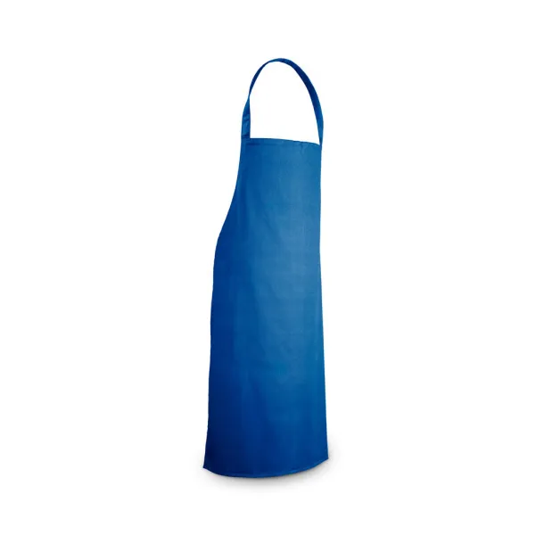 CUMIN Cotton twill apron (180 g/m²) Royal blue