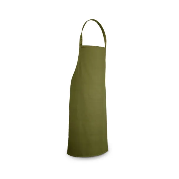 CUMIN Cotton twill apron (180 g/m²) Dark green