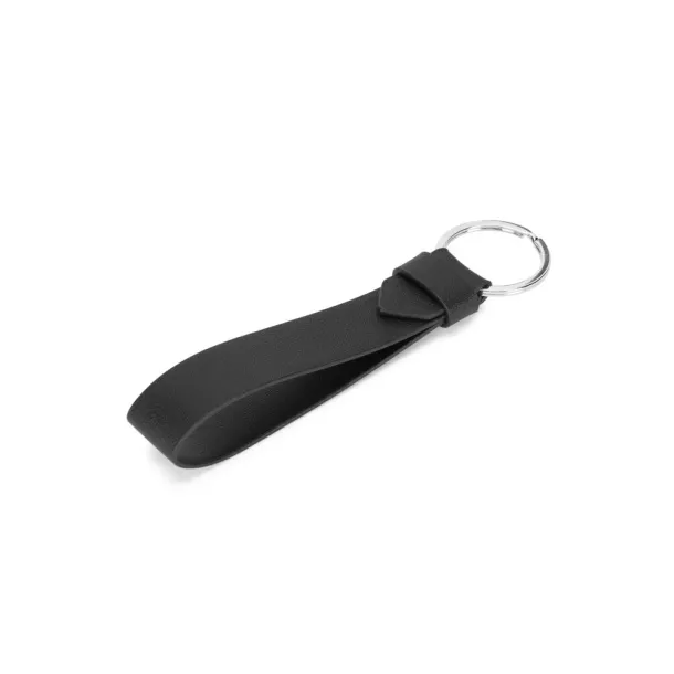 WATOE PU keyring with ring Black