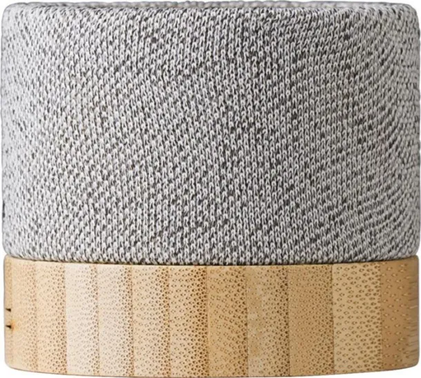 CORY Bamboo wireless speaker grey