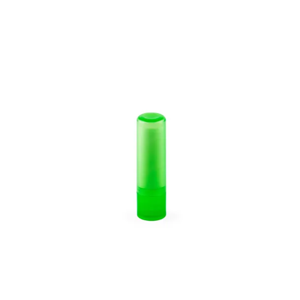 JOLIE VEGAN Vegan lip balm, in recycled ABS (100% rABS) and PP, with vanilla flavouring Light green