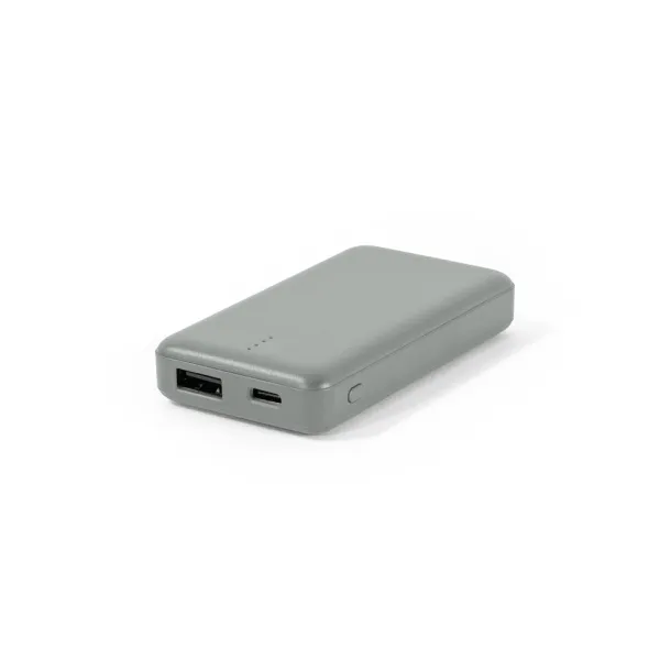 SHERYL Prijenosna baterija od recikliranog ABS-a (100% rABS), 4 000 mAh Siva
