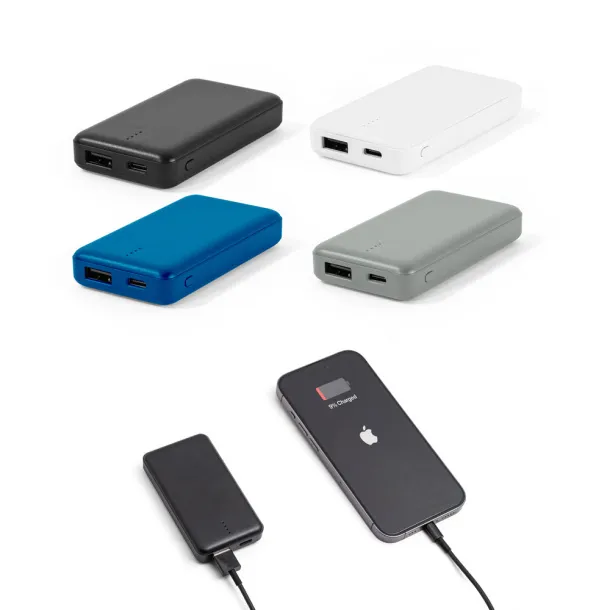 SHERYL Prijenosna baterija od recikliranog ABS-a (100% rABS), 4 000 mAh