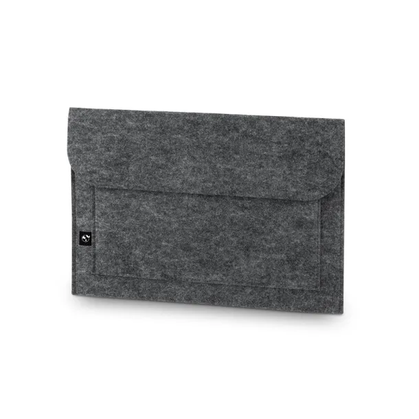 FELPY SLEEVE Recycled felt (100% rPET) laptop bag Dark grey