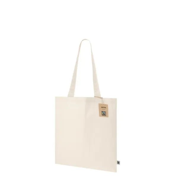  Cotton shopping bag 140 g/m² beige