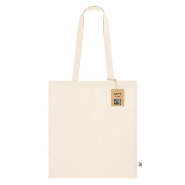  Cotton shopping bag 140 g/m² beige