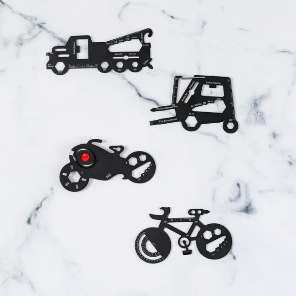  Multifunctional tool "truck", 18 functions Crna