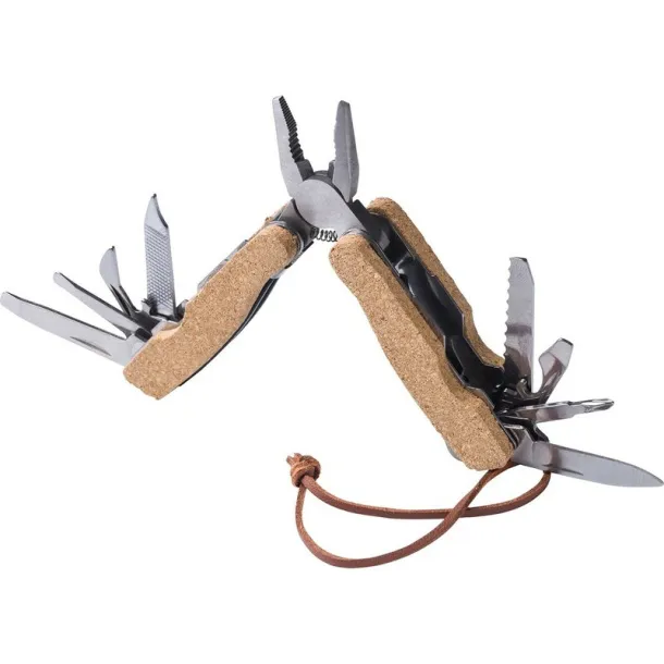  Multifunctional tool, 9 functions brown