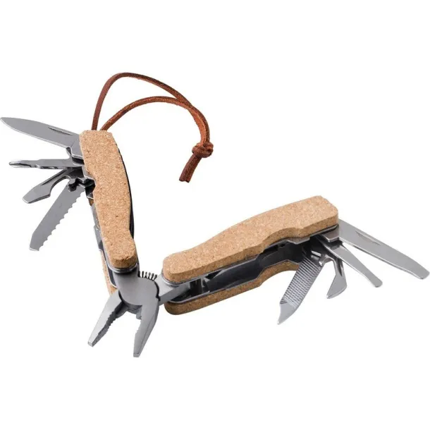  Multifunctional tool, 9 functions brown