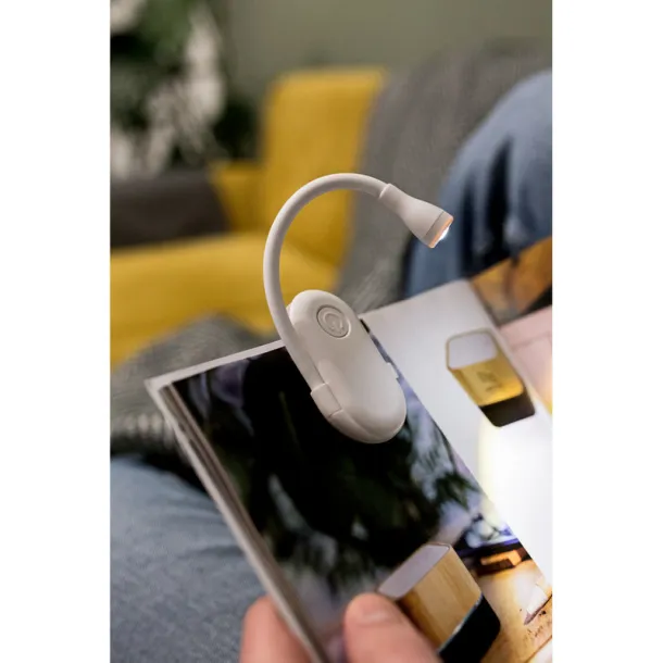 Mazi Flexible book lamp Bijela