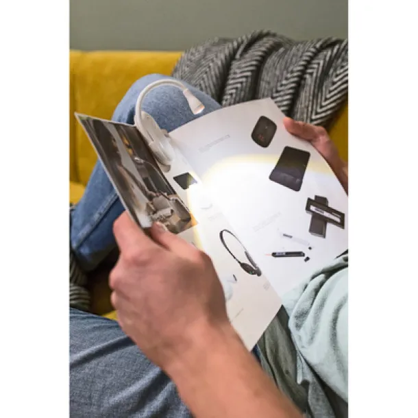 Mazi Flexible book lamp Bijela