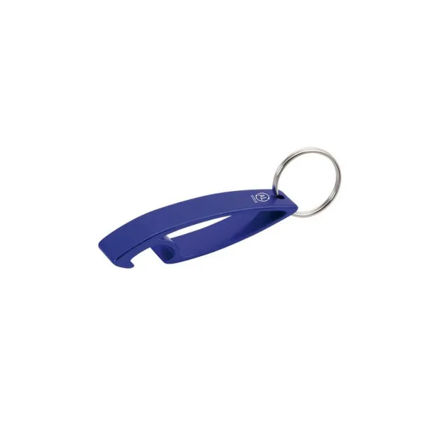  Keyring, recycled aluminium bottle opener Plava
