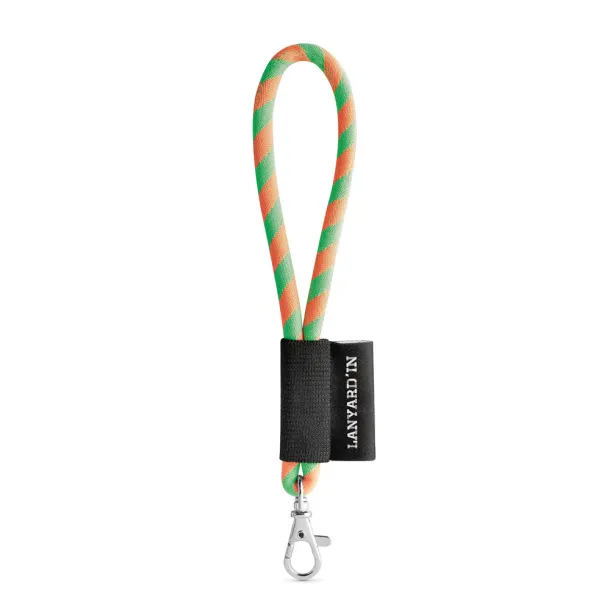 14001 Lanyard NAUTIC Short Set. Standard Models Hexachrome green Orange