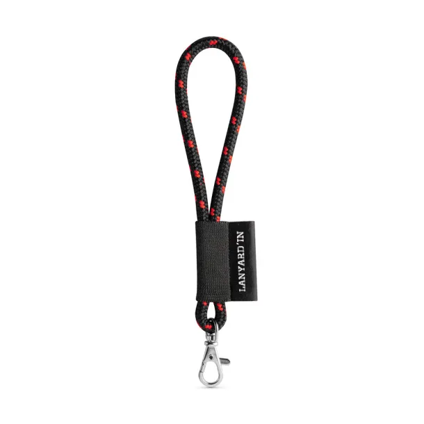 14001 Lanyard NAUTIC Short Set. Standardni modeli Crna Crvena