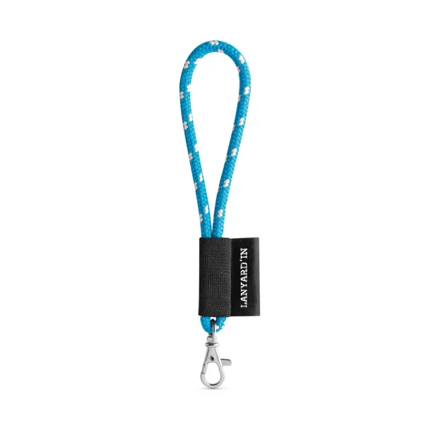 14001 Lanyard NAUTIC Short Set. Standardni modeli Bijela Kraljevski plava