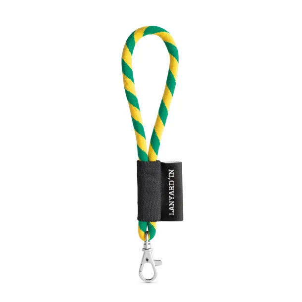 14001 Lanyard NAUTIC Short Set. Standardni modeli Žuta Zelena