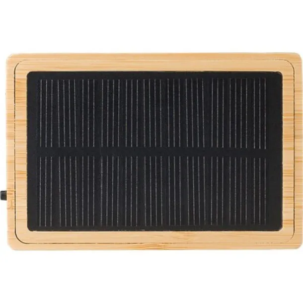  Wireless speaker 3W with solar panel brown