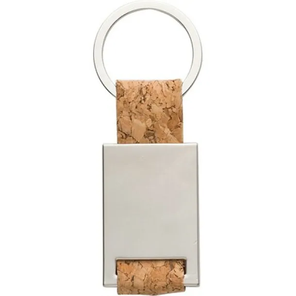  Cork keychain brown