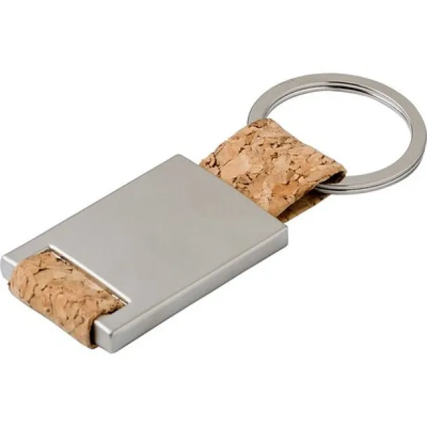  Cork keychain brown