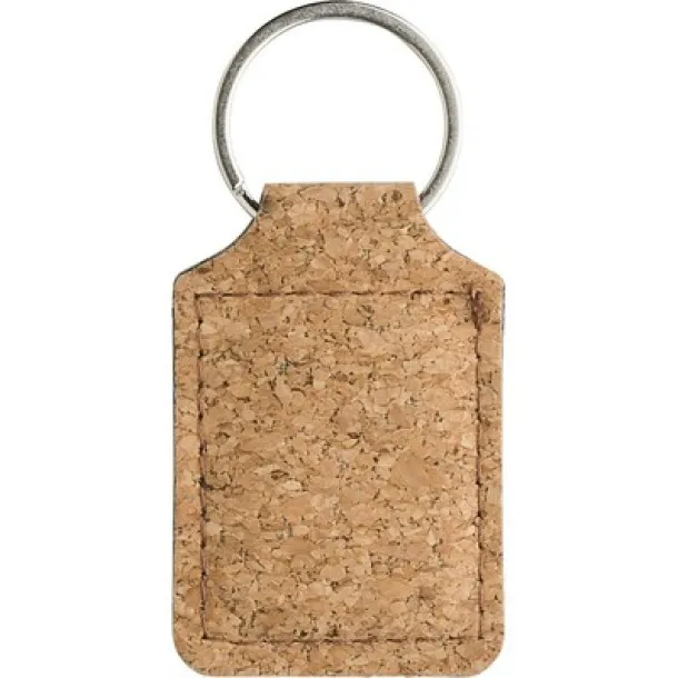  Cork keychain brown