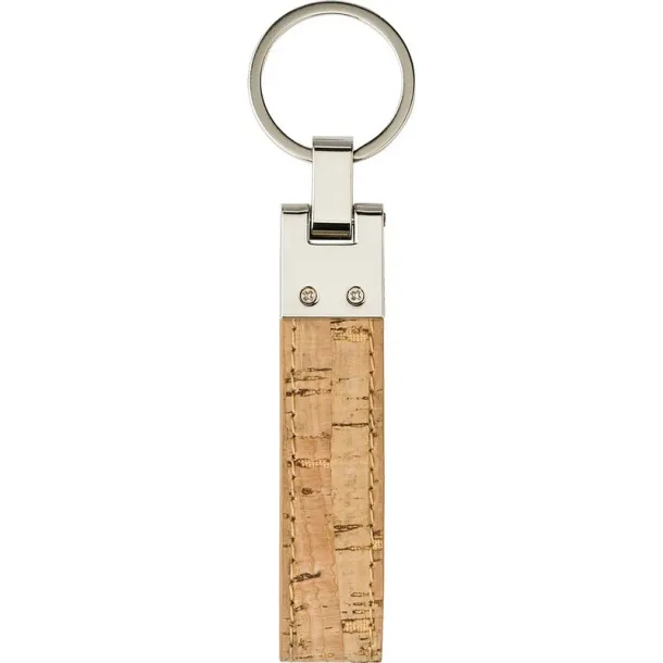  Cork keychain brown