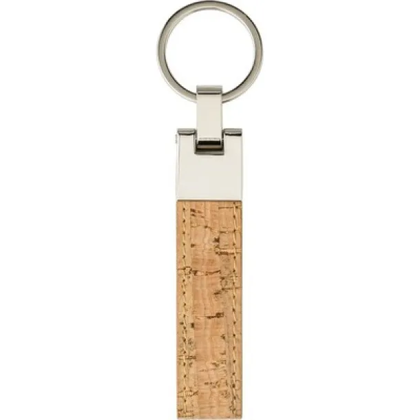  Cork keychain brown