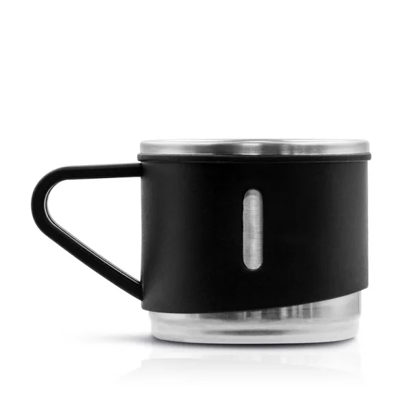 Quavean Thermos 420 ml and 3 mugs 150 ml black