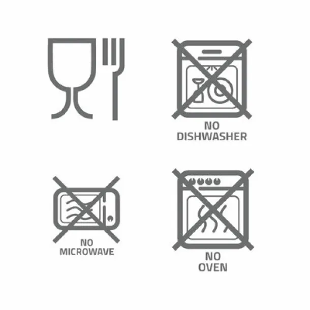 Quavean termosica 420 ml i 3 šalice 150 ml Crna