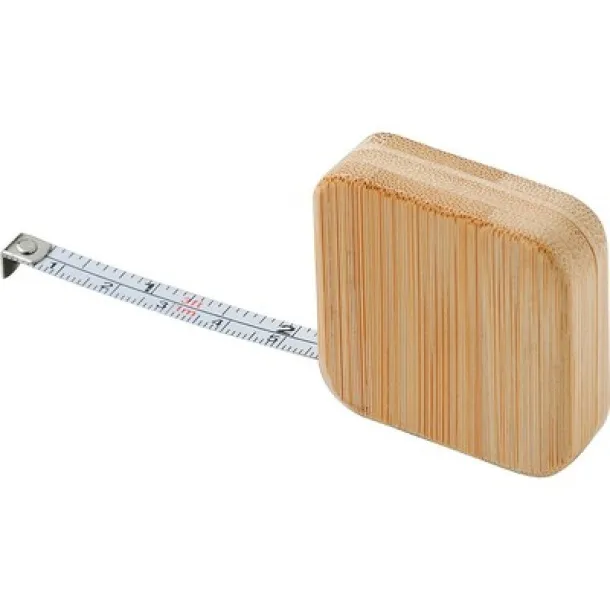  Bamboo measuring tape 1m brown