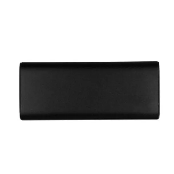  Recycled aluminium power bank 10000 mAh black