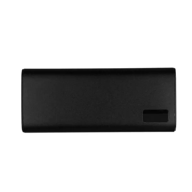  Recycled aluminium power bank 10000 mAh black