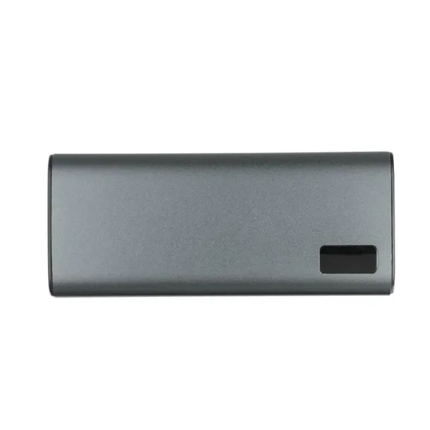  Recycled aluminium power bank 10000 mAh silver