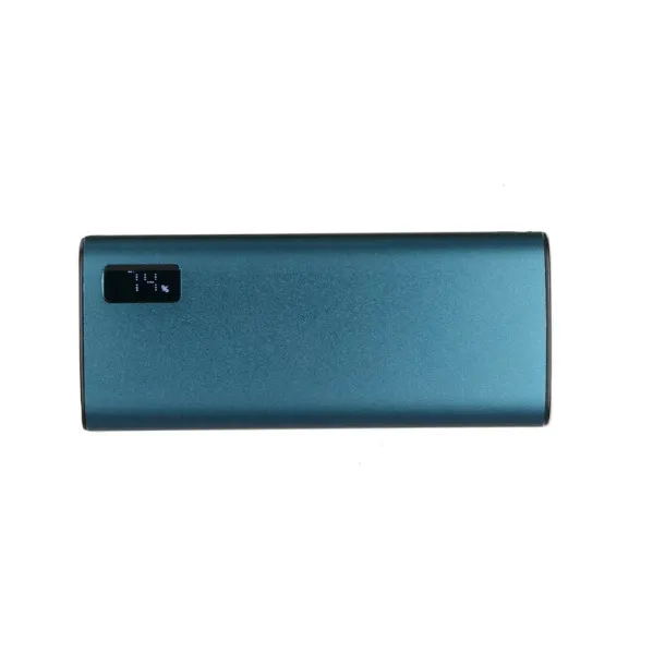  Recycled aluminium power bank 10000 mAh blue