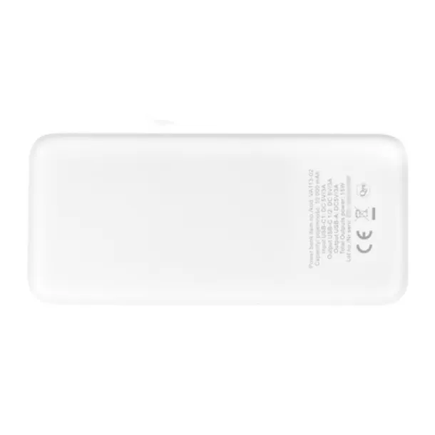 Dejerius prijesnosna baterija, 10.000 mAh white