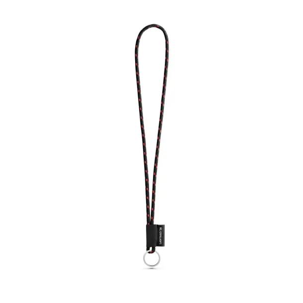 14002 Lanyard NAUTIC Long Set I. Standard Models Black Red