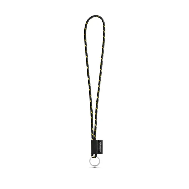 14002 Lanyard NAUTIC Long Set I. Standardni modeli Crna Žuta