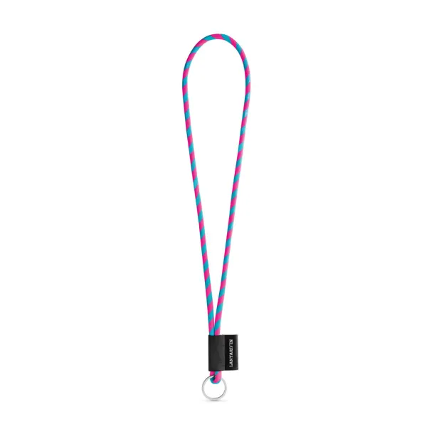 14002 Lanyard NAUTIC Long Set I. Standardni modeli Hexachrome pink Svijetlo plava
