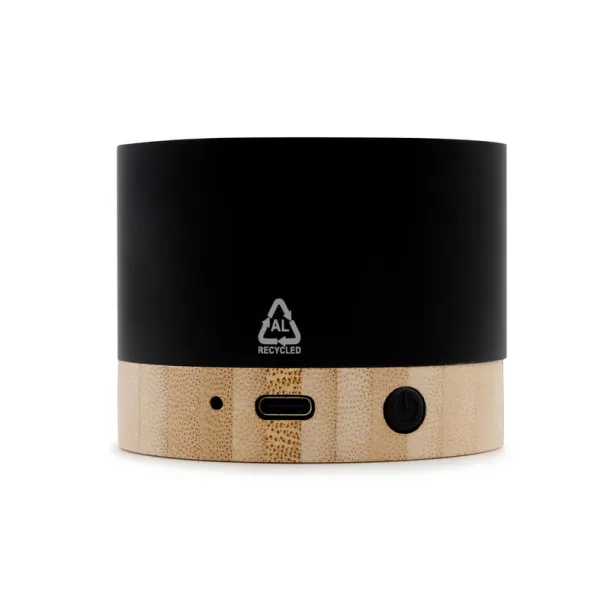 Jaquann Recycled aluminium wireless speaker 3W Crna