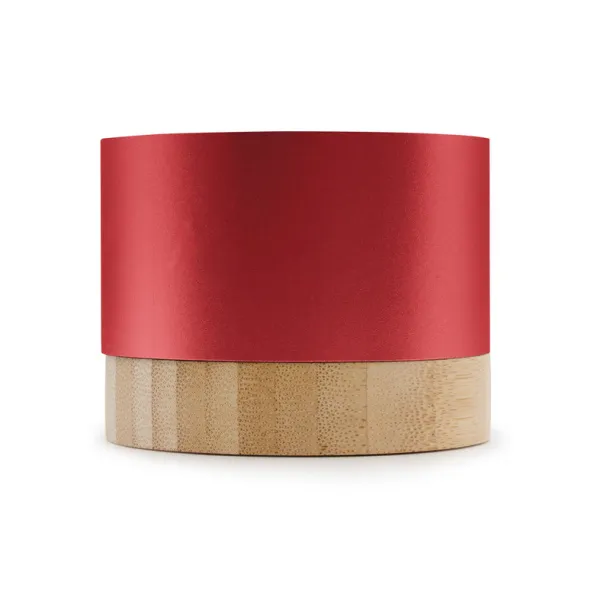 Jaquann Recycled aluminium wireless speaker 3W Crvena