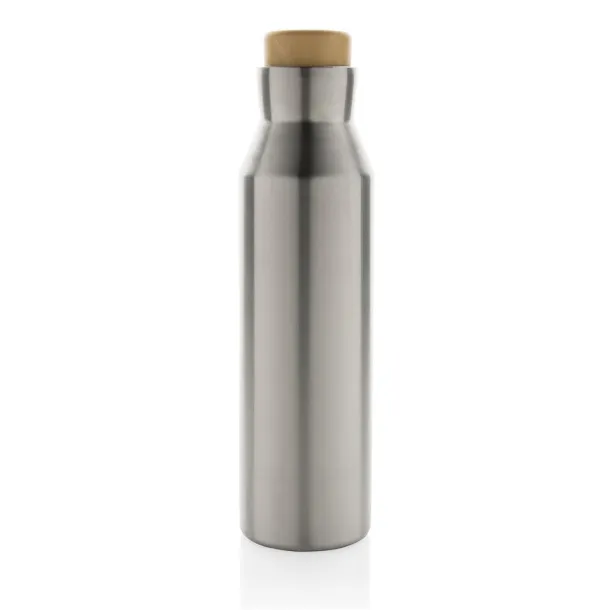  Gaia RCS certified recycled stainless steel vacuum bottle - XD Collection Silver 